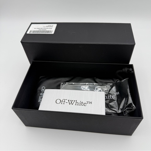 Off-White Tortoise Shell Sunglasses - Picture 5 of 5